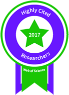 Thomas Eissenberg, Ph.D., Award badge 2017 for Highly Cited Researchers